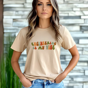 Groovy Retro Engineering är min vibe, Ingenjör T Shirt