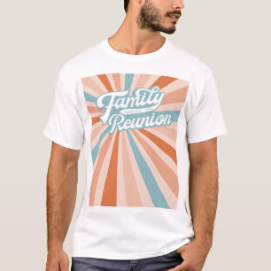 Groovy Retro Family Reunion - samarbeta T Shirt