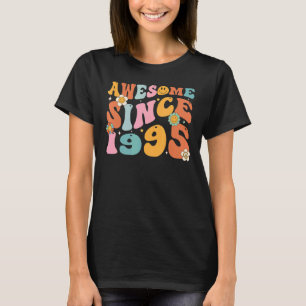 Groovy Retro Fantastisk sedan 1995 27 år gammal 27 T Shirt