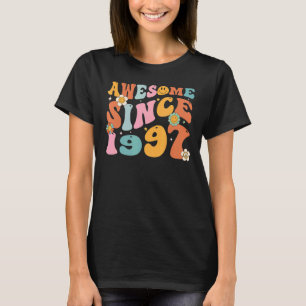 Groovy Retro Fantastisk sedan 1997 25 år gammal 25 T Shirt