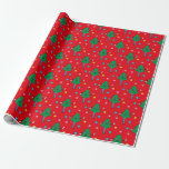 Groovy Retro Festive Girly Julgranar Presentpapper<br><div class="desc">Groovy Retro Festive Girly Julgranar Wrapping Papper Gift Wrap har groovy Festive Julgranar. Perfekt till jul och helgdag som är inslagna för familj och vänner. Skapat av Evco Studio www.zazzle.com/store/evcostudio</div>