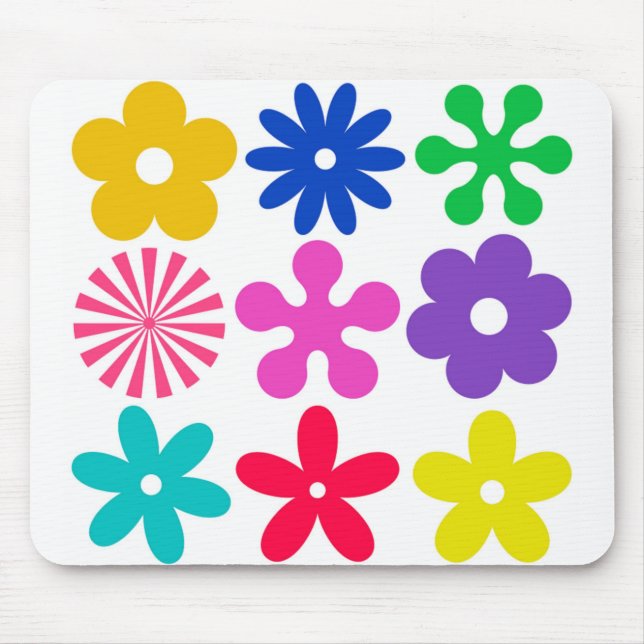 GROOVY RETRO FLOWERS MUSMATTA (Framsidan)
