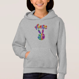 Groovy Retro Fredstecken Kids T Shirt