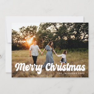 Groovy Retro God jul Design Julkort