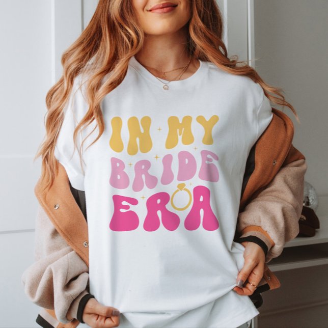Groovy Retro i min bride Era T-shirt (Skapare uppladdad)