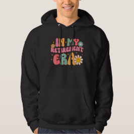 Groovy Retro i min Pension Era Funny Lärare Hoodie