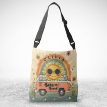 Groovy Retro Leende Bebis Sol, Fred & Kärlek Vibes