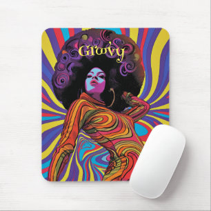 Groovy Retro Mouse Pad Musmatta