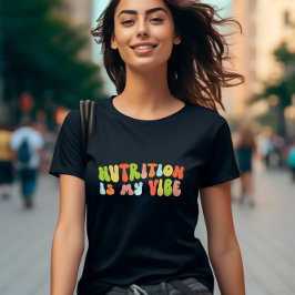 Groovy Retro Nutrition är min vibe, näringsman T Shirt