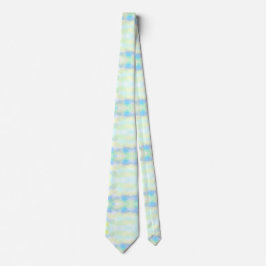 Groovy Retro Pastel Färger Tie Dye Mönster Slips