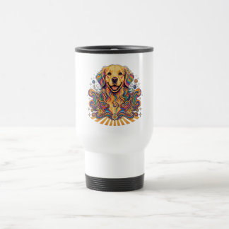 Groovy Retro Psykedelisk Golden Retriever Fred Resemugg