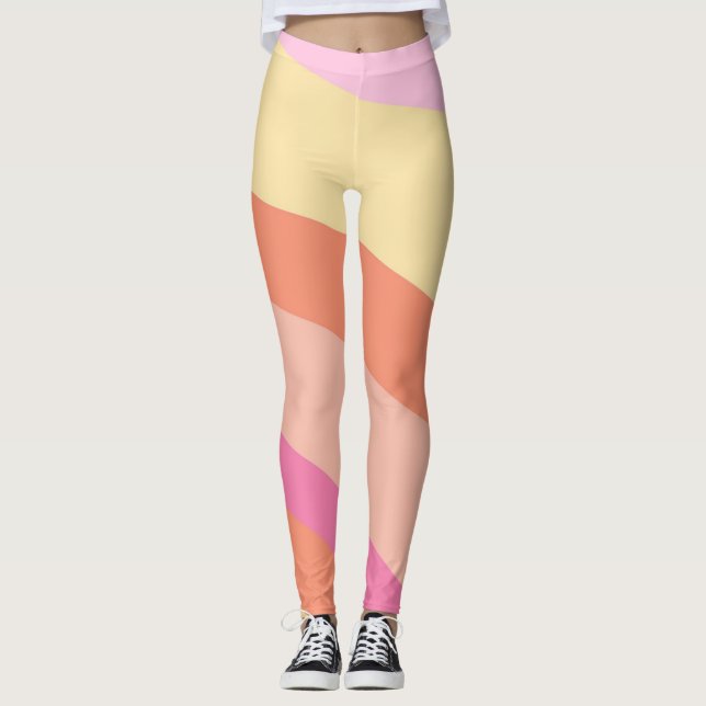 Groovy Retro Rand 75 Leggings (Framsida)