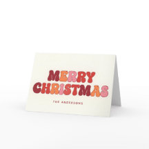 Groovy Retro Script God Jul