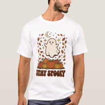 Groovy Retro Spök Halloween Grafik