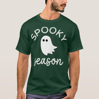Groovy Retro Spooky Season Blommigt Cute Ghost Hal T Shirt