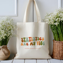 Groovy Retro Statistik är min syn, statistik, stat Tygkasse