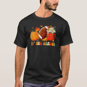 Groovy Retro Tis Season Pumpkin Spice Fall Vib T Shirt