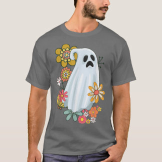 Groovy Retro Vintage Flower Halloween Costume Cute T Shirt