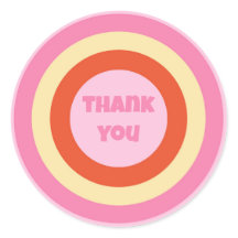 Groovy Retro Vintage Seventies Circle Tack