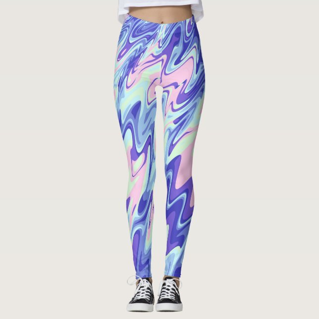 Groovy Ripples Leggings (Framsida)