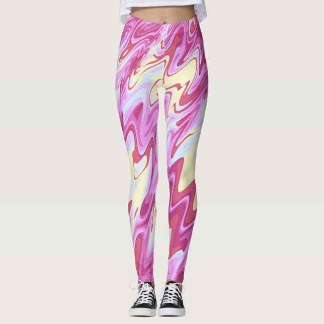 Groovy Ripples Leggings (Framsida)