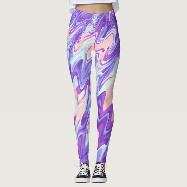 Groovy Ripples Leggings (Framsida)