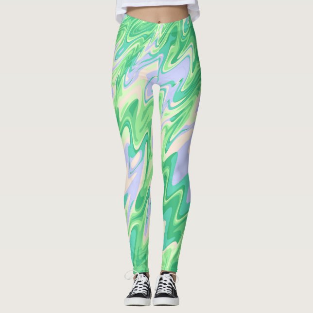 Groovy Ripples Leggings (Framsida)