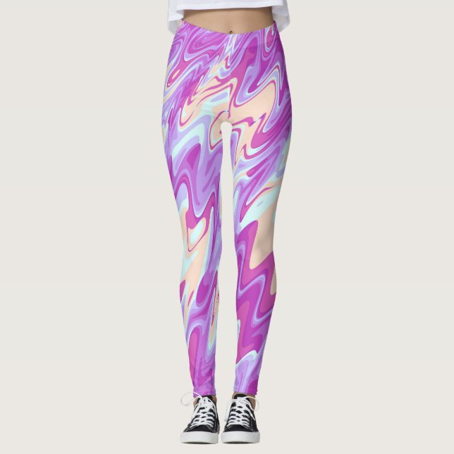 Groovy Ripples Leggings (Framsida)