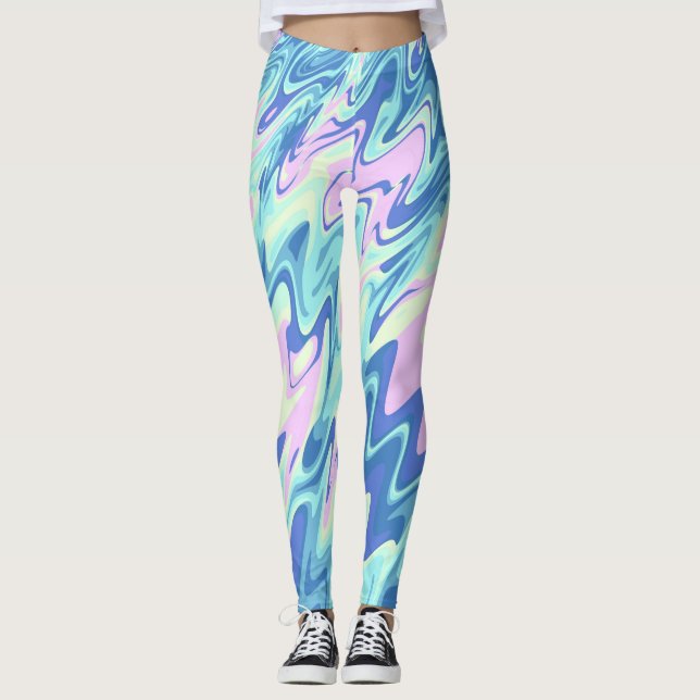 Groovy Ripples Leggings (Framsida)