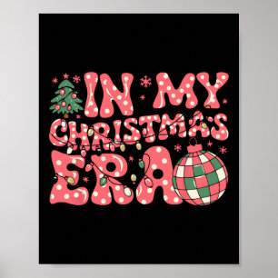 Groovy Rosa under min jultid - god och ljus. Poster