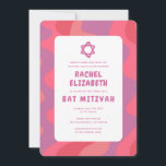 Groovy Rosa Vågar Star of David Anpassningsbar Bat Inbjudningar<br><div class="desc">Perfekt kort för att tillkännage ett bat mitzvah eller annat judiskt firande! Hand skapade konst åt dig med hantering på baksidan! FULLT ANPASSADE! Klicka på "Anpassa" ovan om du vill redigera texten. Klicka på "Redigera med verktyg" om du vill justera typsnitt, färg och placeringar och ta bort baksidans design om...</div>