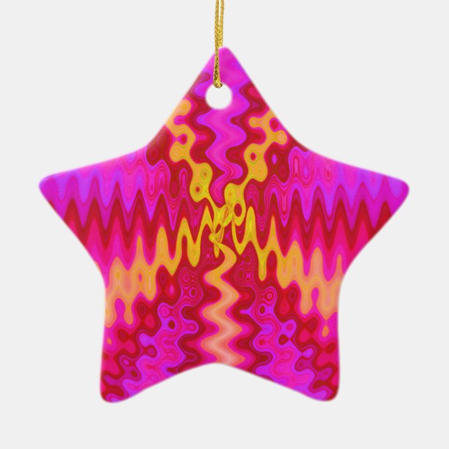 groovy rosor julgransprydnad keramik (Framsidan)