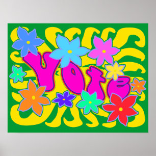 Groovy rösta affischen poster
