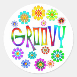 GROOVY RUNT KLISTERMÄRKE