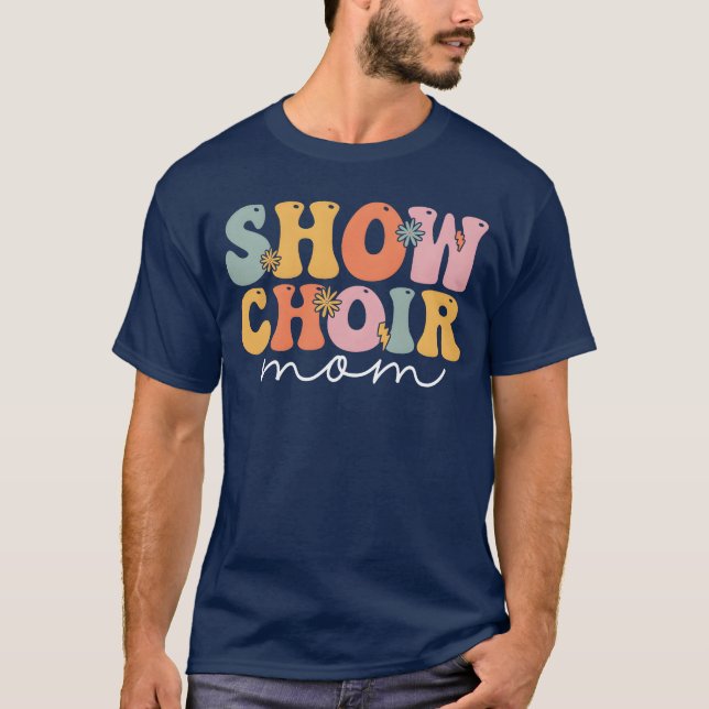 Groovy sångare sjunger körkamrater t shirt (Framsida)