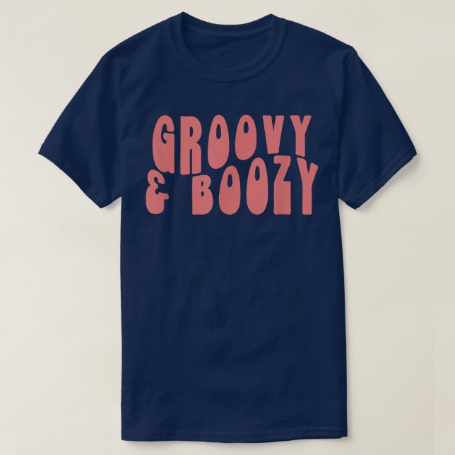 Groovy Sängkammarbrud Brud Bröllop Groovy och  T Shirt (Design framsida)