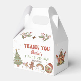 Groovy Santa Födelsedagsfest Favoritbox Presentaskar