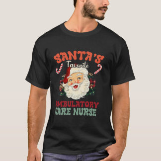 Groovy Santas Favorite Ambulatory Care Nurse Chris T Shirt