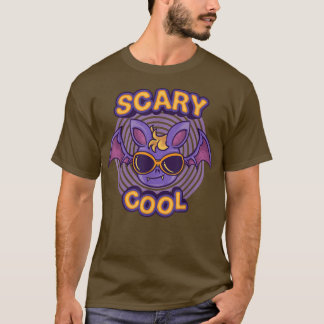 Groovy Scary Cool Vibes Funny Bat With Sunglasses T Shirt