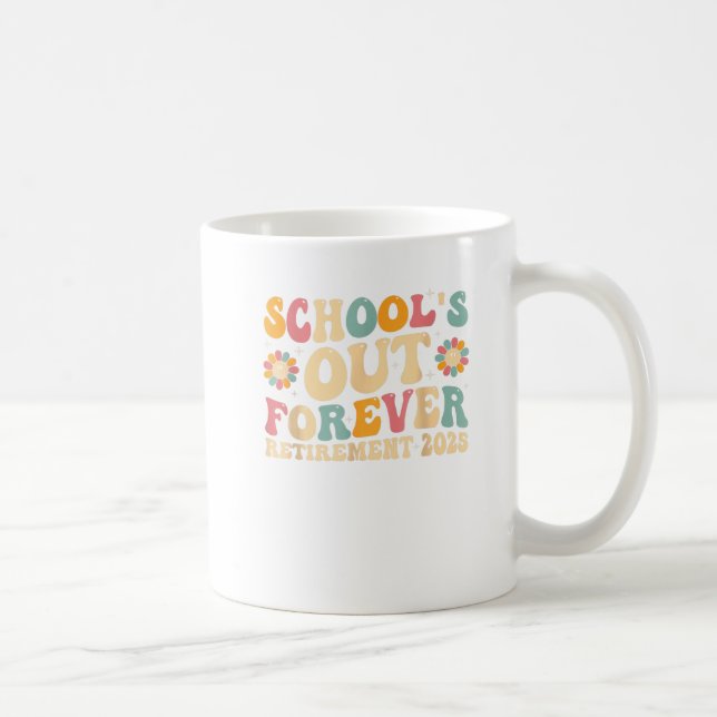 Groovy School's Out Forever Pension 2025 Kaffemugg (Höger)