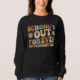 Groovy School's Out Forever Pension 2025 T Shirt