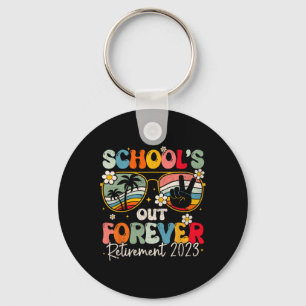 Groovy School's Out Forever Pension Lärarret Nyckelring