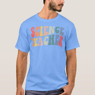 Groovy Science Teacher Pocket Teacher tillbaka til T Shirt