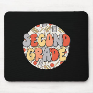 Groovy Second Klass Vibes Retro Teacher Kids back Musmatta