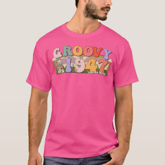 Groovy Sedan 1947 Retro Hippie 76-årsdag frien T Shirt