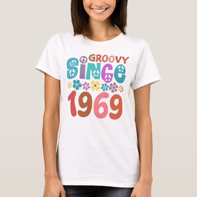 Groovy sedan 1969 t shirt (Framsida)