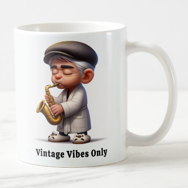 Groovy Senior Citizen Music Legends Kaffemugg (Skapare uppladdad)