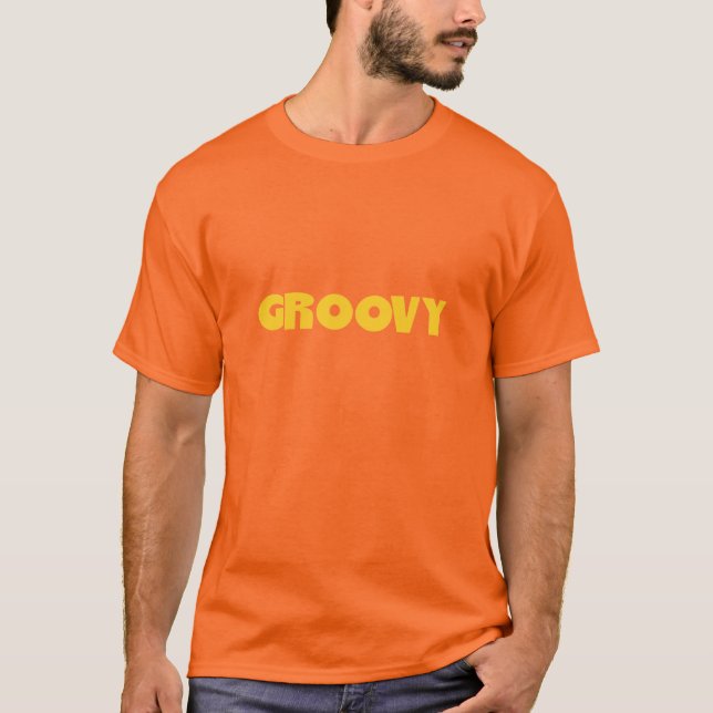 Groovy Seventies för Sixties för T-shirt (Framsida)