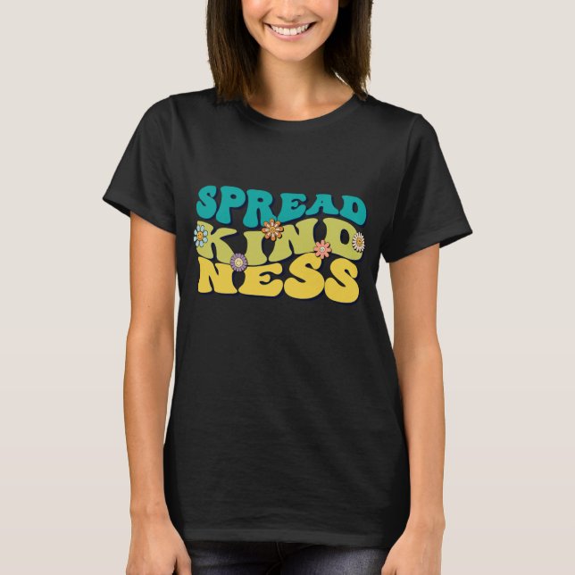 Groovy Shirt | Spread Kindness T-Shirt (Framsida)