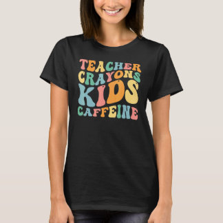 Groovy Sista Skoldagen Lärarna Kritor Barn Ca T Shirt